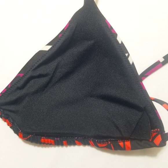 A/X Armani Exchange A|X Print String Bikini Triangle Swimsuit Size XS - Picture 5 of 6